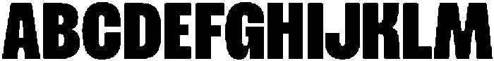 Chuppy Bold otf (700) Font UPPERCASE