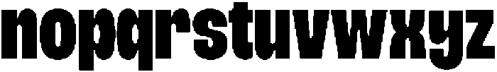 Chuppy Bold otf (700) Font LOWERCASE
