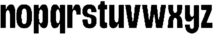 Chuppy Regular otf (400) Font LOWERCASE