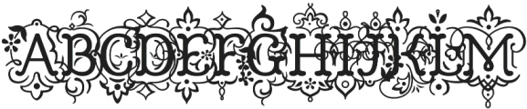 Church in the Wildwood Inspired Regular + Swashes ttf (400) Font UPPERCASE