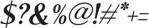 Churek Oblique otf (400) Font OTHER CHARS