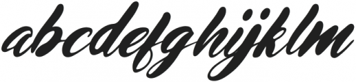Chutarie Ghost Italic otf (400) Font LOWERCASE