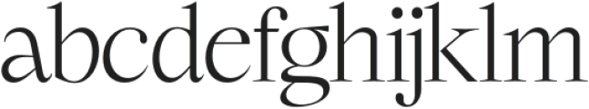 charme Extra Light otf (200) Font LOWERCASE