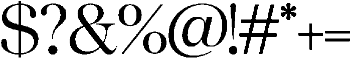charme Regular otf (400) Font OTHER CHARS