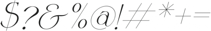 cheopselegant-Italic otf (400) Font OTHER CHARS