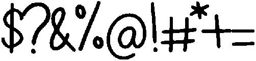 child otf (400) Font OTHER CHARS