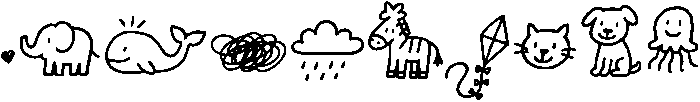 children's scribbles Extra otf (400) Font OTHER CHARS