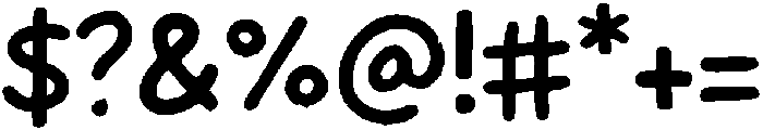 children's scribbles Style 1 otf (400) Font OTHER CHARS