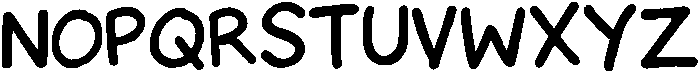 children's scribbles Style 1 otf (400) Font UPPERCASE