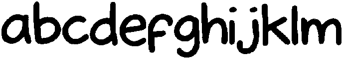 children's scribbles Style 1 otf (400) FONT