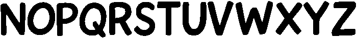 children's scribbles otf (400) Font UPPERCASE