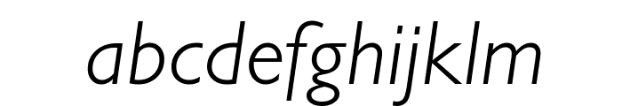 Chantilly-Light-Italic Font LOWERCASE