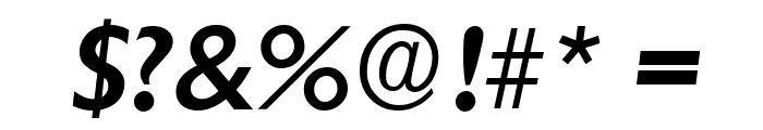 ChantillySerial-Medium-Italic Font OTHER CHARS