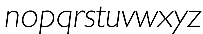 ChantillySerial-Xlight-Italic Font LOWERCASE