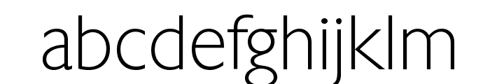 ChantillySerial-Xlight-Regular Font LOWERCASE