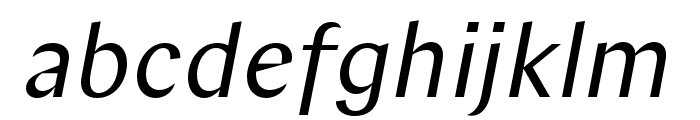 Chap Regular Italic Font LOWERCASE