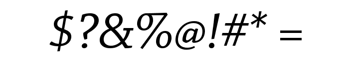 ChaparralPro-Italic Font OTHER CHARS