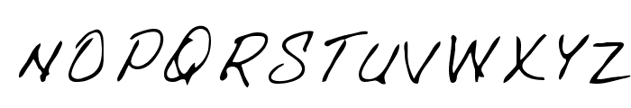 Chapman Regular Font UPPERCASE
