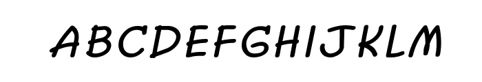 Chasm Italic Font LOWERCASE