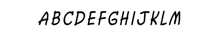Chasm Thin Italic Font LOWERCASE