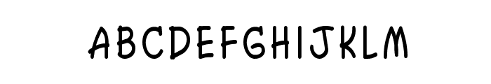 Chasm Thin Normal Font LOWERCASE
