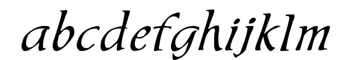 Chaucer Regular Font LOWERCASE