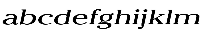 Chelsey Extended Italic Font LOWERCASE