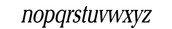 Chelsey Thin Italic Font LOWERCASE