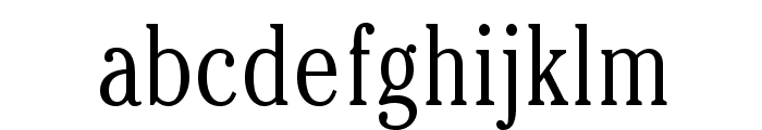 CheltenhamStd-LightCond Font LOWERCASE