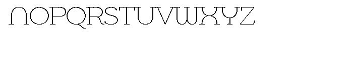 Chennai Slab Thin Font UPPERCASE