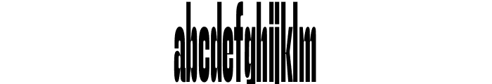 Chicken Shop Gothic XXXXXX Font LOWERCASE
