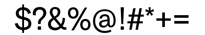 Chobani Sans Regular Font OTHER CHARS