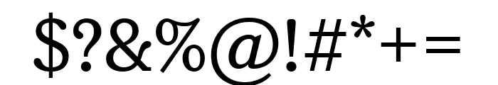 Chobani Serif Regular Font OTHER CHARS