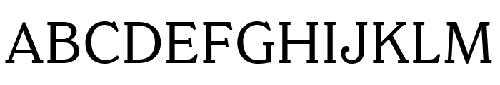 Chobani Serif Regular Font UPPERCASE