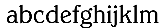 Chobani Serif Regular Font LOWERCASE