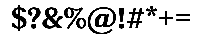 Chobani Serif Semibold Font OTHER CHARS