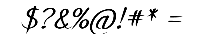 Chronica-BoldItalic Font OTHER CHARS