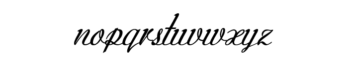 Chucklebee-BoldItalic Font LOWERCASE
