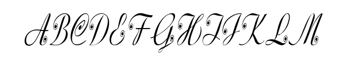 Chucklebee-CondensedItalic Font UPPERCASE