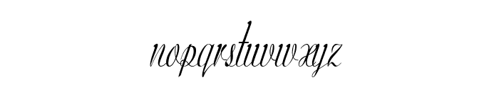 Chucklebee-CondensedItalic Font LOWERCASE