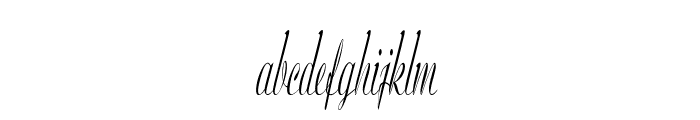 Chucklebee-ExtracondensedItalic Font LOWERCASE