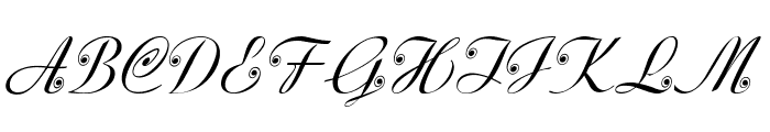 Chucklebee-Italic Font UPPERCASE
