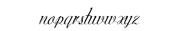 Chucklebee-Italic Font LOWERCASE