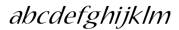 ChurchillItalic Font LOWERCASE
