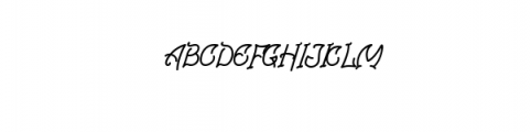 Chagack-Script.ttf Font UPPERCASE