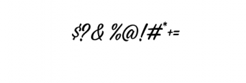 Chanide Script.otf Font OTHER CHARS