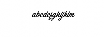 Chanide Script.otf Font LOWERCASE