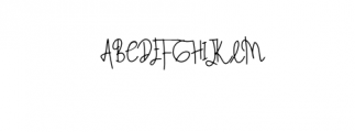 Charlote's.ttf Font UPPERCASE