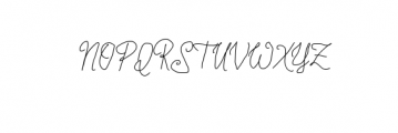 Children Signature.ttf Font UPPERCASE