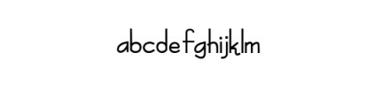 Chompa Kole Font Font LOWERCASE